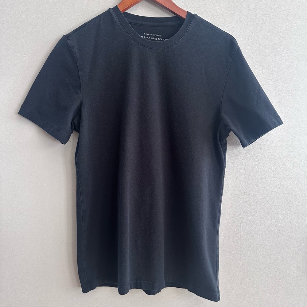 Banana Republic Black Short Sleeve Tee